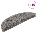 Tappetini per Scale 30 pz Grigi 56x17x3 cm