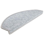Tappetini per Scale 30 pz Grigio Chiaro 65x24x4 cm
