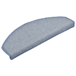Tappetini per Scale 30 pz Grigio Chiaro e Blu 65x24x4 cm