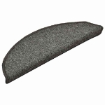 Tappetini per Scale 30 pz Grigio Scuro 56x17x3 cm