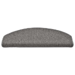 Tappetini per Scale 30 pz Grigio Scuro 65x24x4 cm