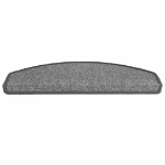 Tappetini per Scale 30 pz Grigio Scuro 65x24x4 cm