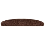 Tappetini per Scale 30 pz Marrone 65x21x4 cm