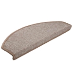 Tappetini per Scale 30 pz Marrone Chiaro 65x24x4 cm