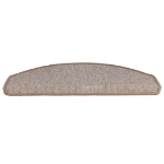 Tappetini per Scale 30 pz Marrone Chiaro 65x24x4 cm