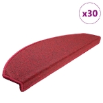 Tappetini per Scale 30 pz Rosso Bordò 65x24x4 cm