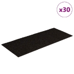 Tappetini per Scale Autoadesivi 30 pz Marrone Scuro 60x25 cm