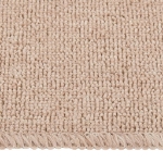 Tappetini Scale Antiscivolo 15 pz 75x20 cm Beige Rettangolari