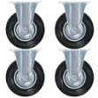 Rotelle Fisse 4 pz 125 mm