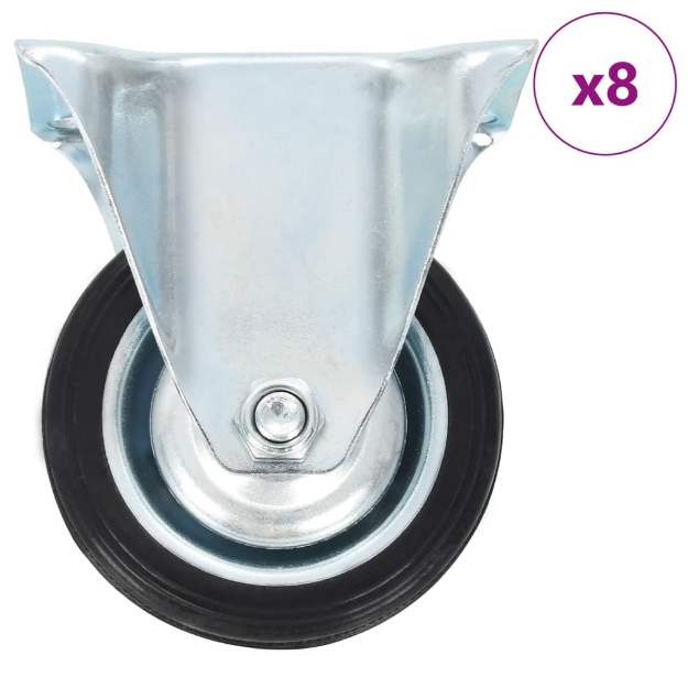 Rotelle Fisse 8 pz 75 mm