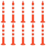 Dissuasori Traffico con Catena 10 pz 75 cm in PE