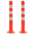 Dissuasore del Traffico 2 pz Plastica 75 cm