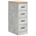 Armadietto da Garage Grigio cemento 30x51x85 cm