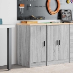Armadietto per Garage Grigio Sonoma 40x51x85 cm
