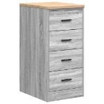 Armadietto per Garage Grigio Sonoma 40x51x85 cm