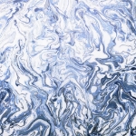 DUTCH WALLCOVERINGS Carta da Parati Liquid Marble Blu