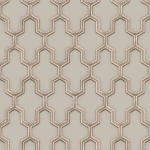 DUTCH WALLCOVERINGS Carta da Parati Geometric Oro e Verde