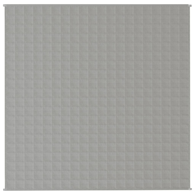 Coperta Ponderata Grigia 200x200 cm 9 kg Tessuto