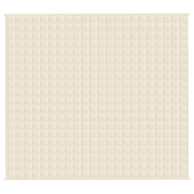 Coperta Ponderata Crema Chiaro 200x230 cm 9 kg Tessuto
