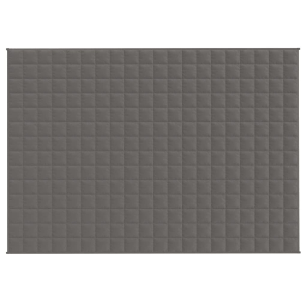 Coperta Ponderata Grigia 138x200 cm 10 kg Tessuto