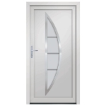 Porta Ingresso Bianca 98x200 cm in PVC