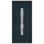 Porta Ingresso Antracite 98x208 cm in PVC