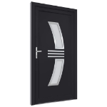 Porta Ingresso Antracite 88x200 cm in PVC