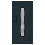 Porta Ingresso Antracite 98x200 cm in PVC