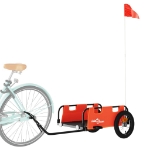 Rimorchio da Bici Arancione Oxford e Ferro