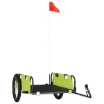 Rimorchio da Bici Verde Oxford e Ferro