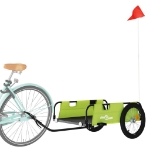 Rimorchio da Bici Verde Oxford e Ferro