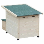 @Pet Casetta per Ricci XL 53x65x52cm Legno Bianco