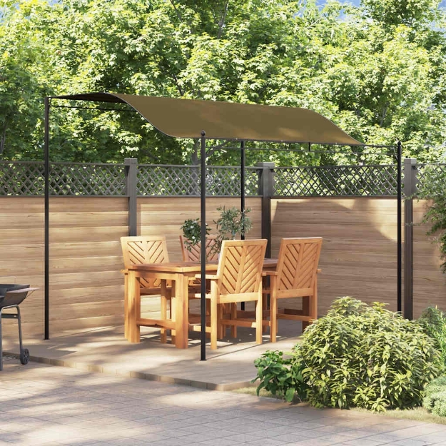 Tendalino Parasole 3x2,4 m Grigio Talpa 180 g/m²