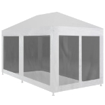 Tenda per Feste con 6 Pareti in Rete 6x3 m
