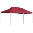 Gazebo Professionale Pieghevole in Alluminio 6x3 m Rosso Vino