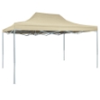 Gazebo Professionale Pieghevole 3x4m Acciaio Crema