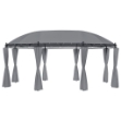 Gazebo con Tende 520x349x255 cm Antracite