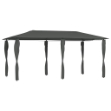 Gazebo con Montanti Rivestiti 2,98x5,3x2,59m Antracite 160 g/m²