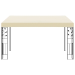 Gazebo a Parete 4x3x2,5 m Crema