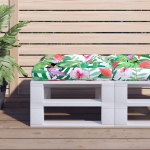 Cuscino per Pallet Multicolore 60x61,5x10 cm in Tessuto Oxford