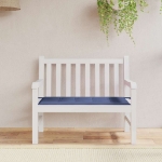 Cuscino Panca da Giardino Blu Marino 120x50x3 cm Tessuto Oxford