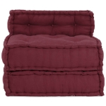Pouf Modulare Marrone Rossiccio 70x70x54 in Tessuto