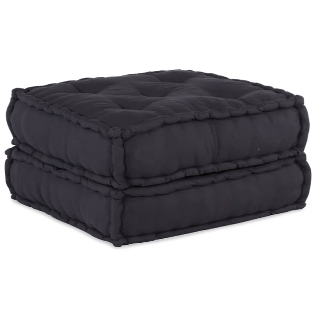 Pouf Modulare Antracite 70x70x36 in Tessuto