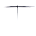 Madison Ombrellone da Balcone Sun Wave 270x150 cm Blu Zaffiro