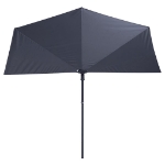 Madison Ombrellone da Balcone Sun Wave 270x150 cm Grigio PAC3P014
