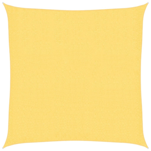 Parasole a vela HDPE Quadrato 3,6x3,6 m Beige