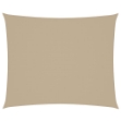 Parasole a Vela in Oxford Rettangolare 4x6 m Beige