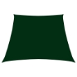 Parasole a Vela in Tela Oxford a Trapezio 2/4x3 m Verde Scuro
