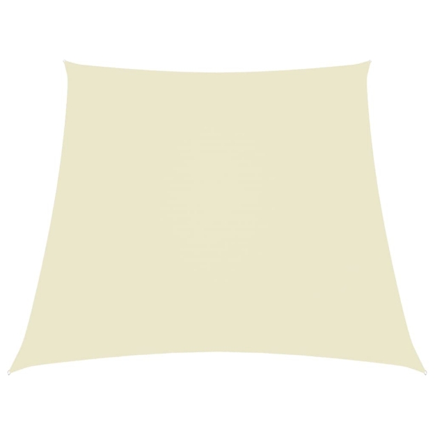Parasole a Vela in Tela Oxford a Trapezio 3/5x4 m Crema