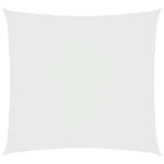 Parasole a Vela in Tela Oxford Quadrata 7x7 m Bianco